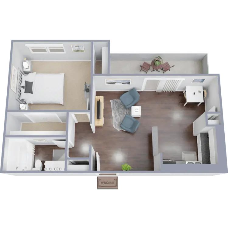 Floor plan: A1-R — South and Madison